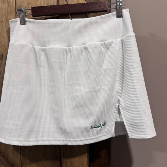 Barstool golf‎ white ribbed skort - Picture 3 of 8
